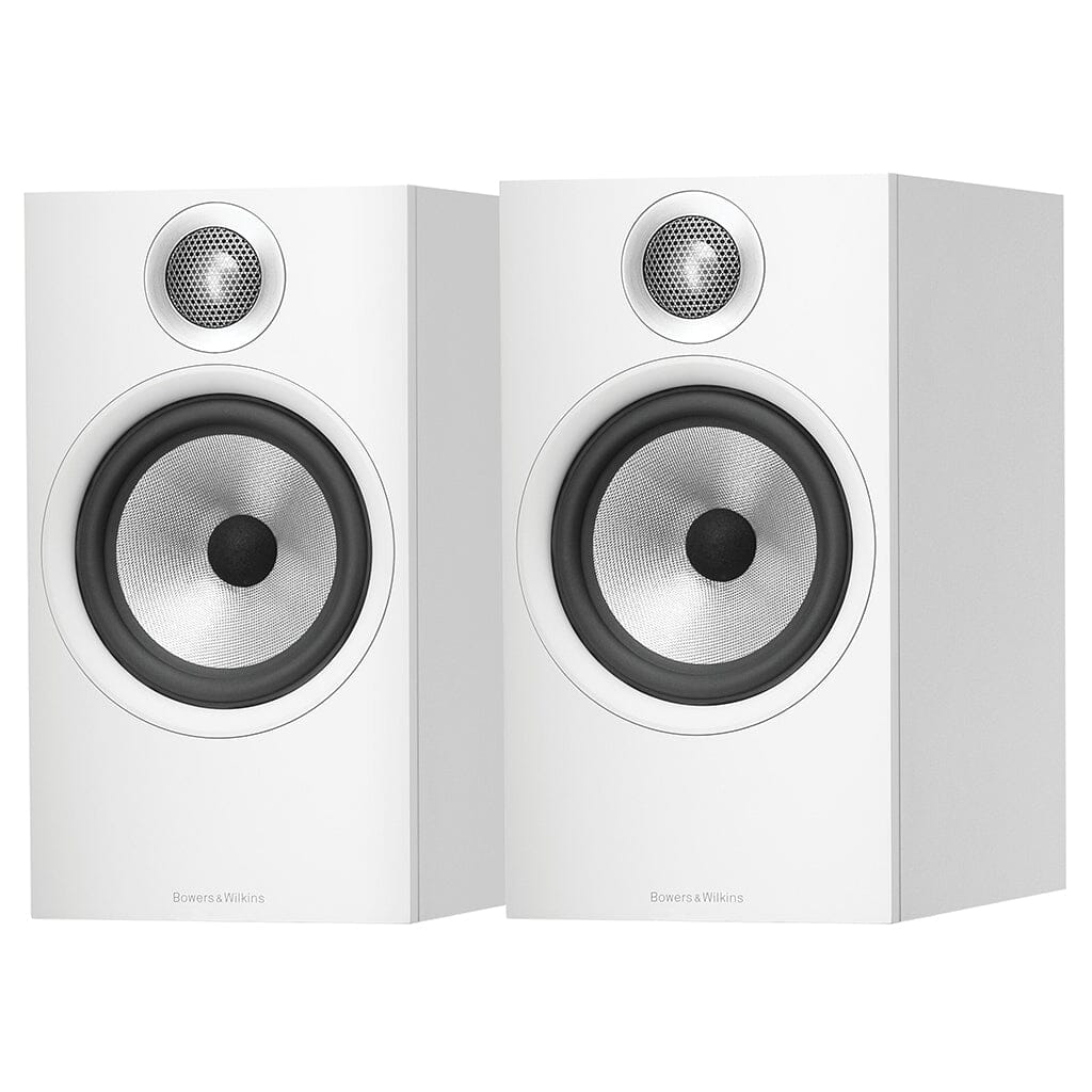 Bowers & Wilkins 606 S3 Bookshelf Speakers (Pair) Bookshelf Speakers Bowers & Wilkins Matte White 