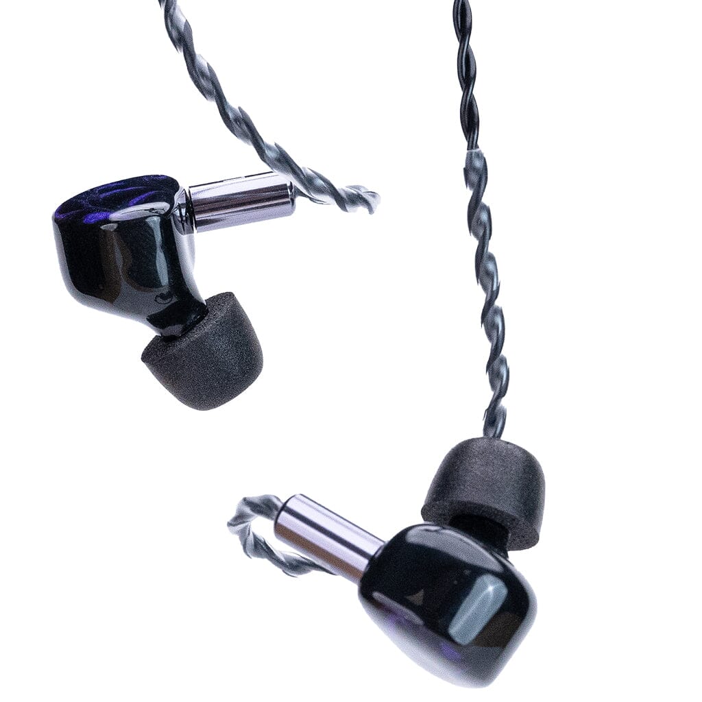 Dekoni Audio The Mercury Premium Memory Foam Isolation Earphone Tips, Black, 4.9mm, 3-Pack Ear Tips Dekoni Audio