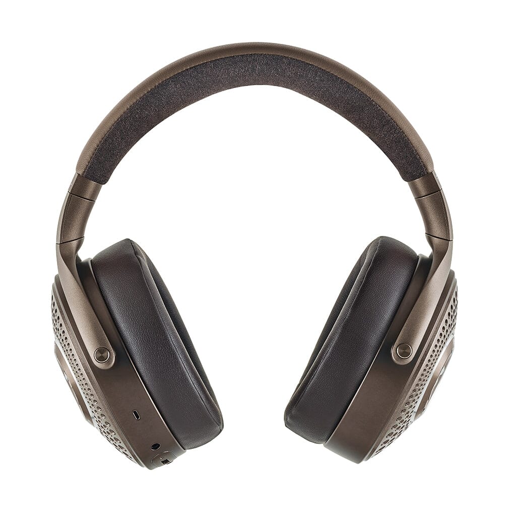 The Focal Bathys MG Wireless Headphones by Focal feature cushioned ear pads and a padded headband, displayed against a white background.