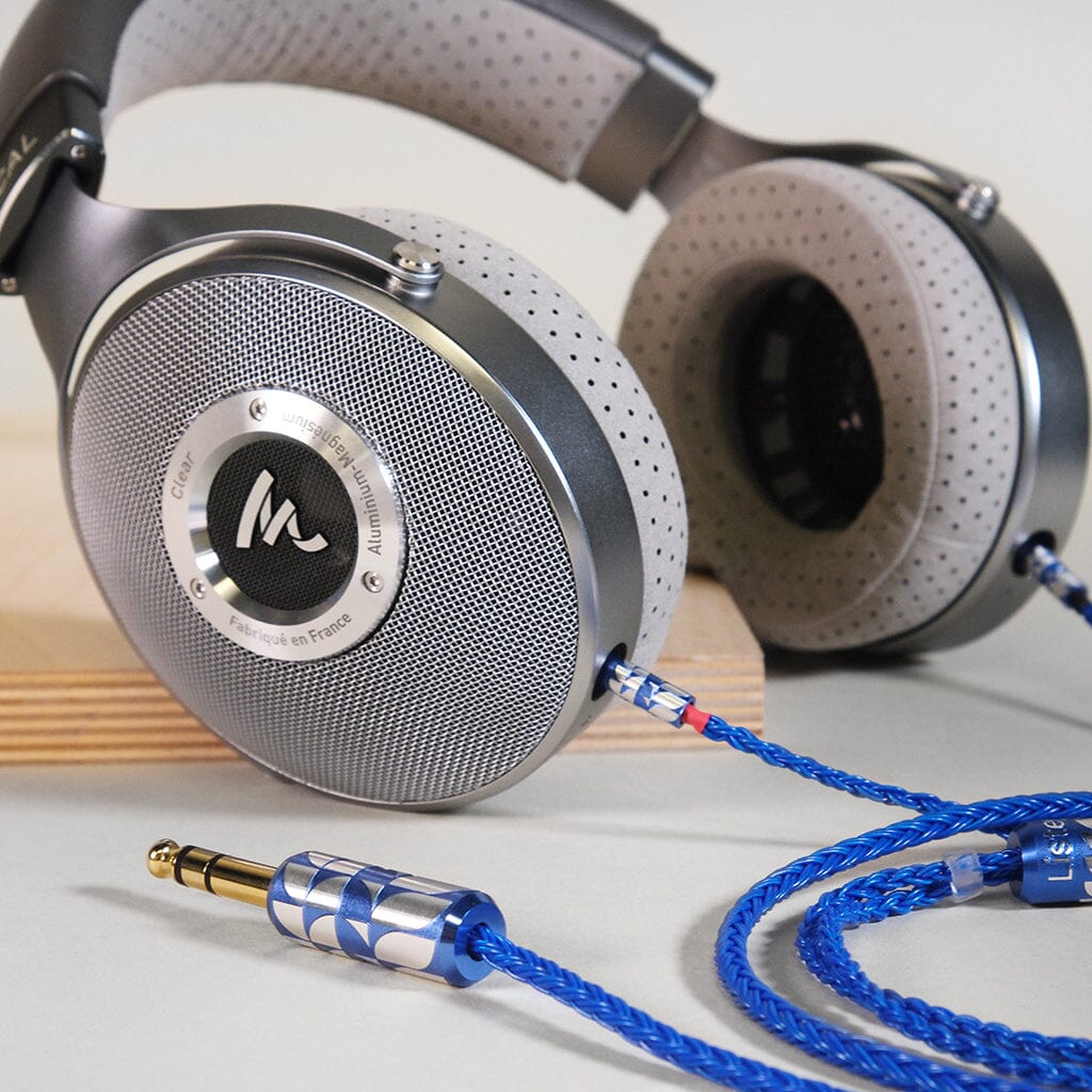 Focal Clear + Upgrade Cable Bundle Headphones Focal Silver 1/4" (6.35mm) Termination
