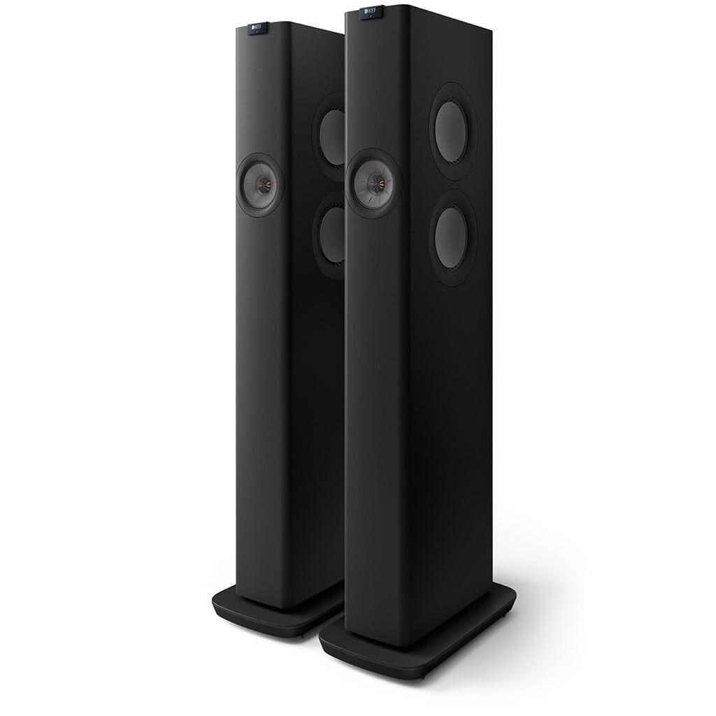 KEF LS60 Wireless Powered Speakers Floorstanding Speakers KEF Carbon Black 