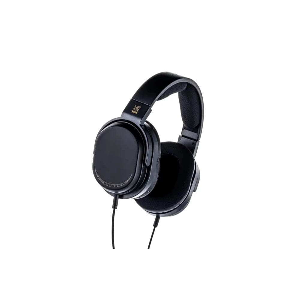 Moondrop Joker Closed-Back Headphones by Moondrop feature a cushioned headband and ear cups, 50mm dynamic drivers, and a sleek black design—ideal for professional monitoring and shown on a white background.
