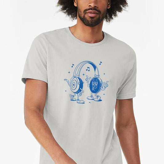 "If it's nice, then listen twice" Unisex t-shirt T-Shirts Headphones.com