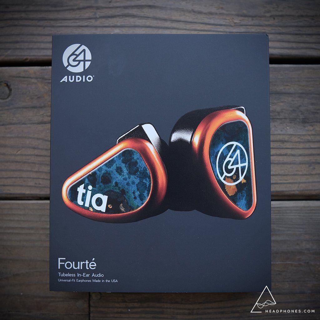 64 Audio tia fourte in-ear monitor headphones box