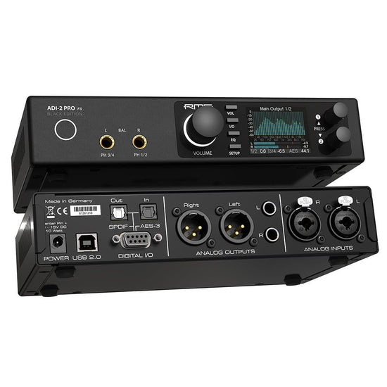 RME ADI-2 Pro FS Black Edition Desktop Headphone Amplifier & DAC | Available for purchase on Headphones.com