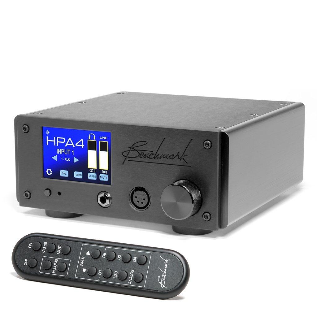 Benchmark HPA4 Desktop Headphone Amplifier (BLACK) Headphone Amplifiers Benchmark Media Systems