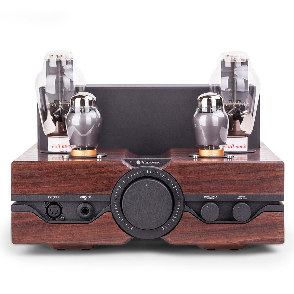 Feliks Audio Envy Flagship Desktop Headphone Tube Amplifier Headphone Amplifiers Feliks Audio American Walnut Standard