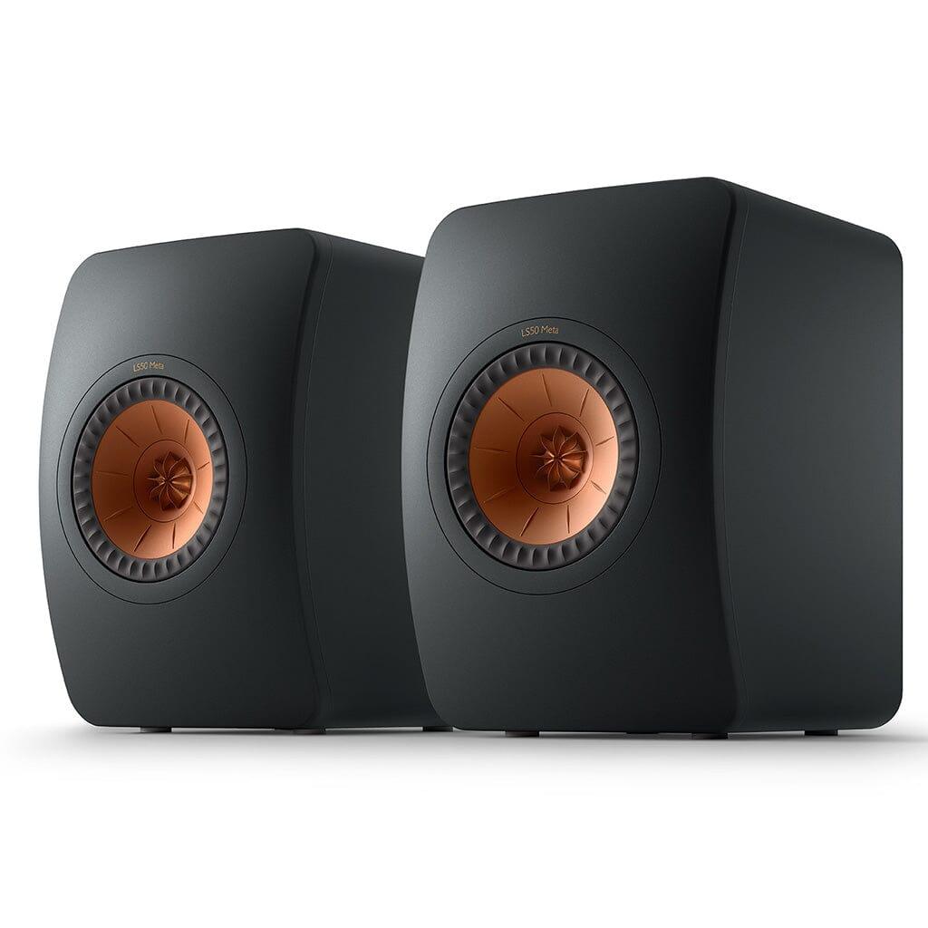 KEF LS50 Meta Passive Bookshelf Speakers Bookshelf Speakers KEF Black 