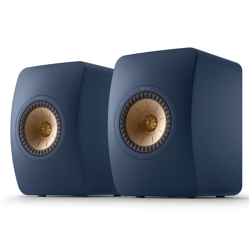 KEF LS50 Meta Passive Bookshelf Speakers Bookshelf Speakers KEF Blue