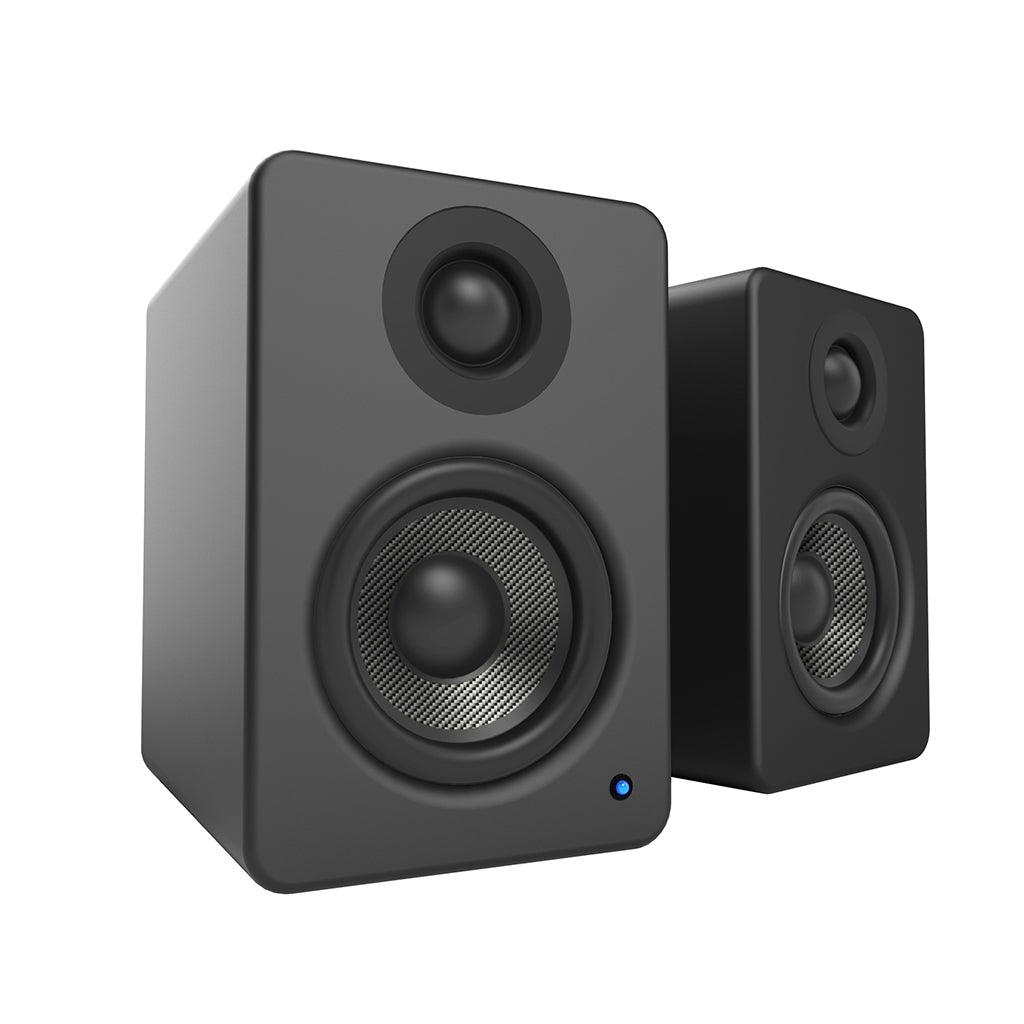 Kanto YU2 Matte Black Powered Bookshelf Speakers