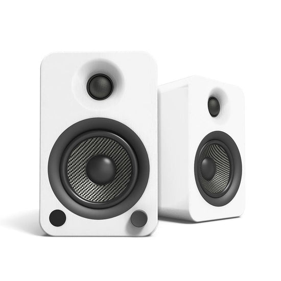 Kanto YU4 Powered Bookshelf Speakers Speakers Kanto Living Matte White