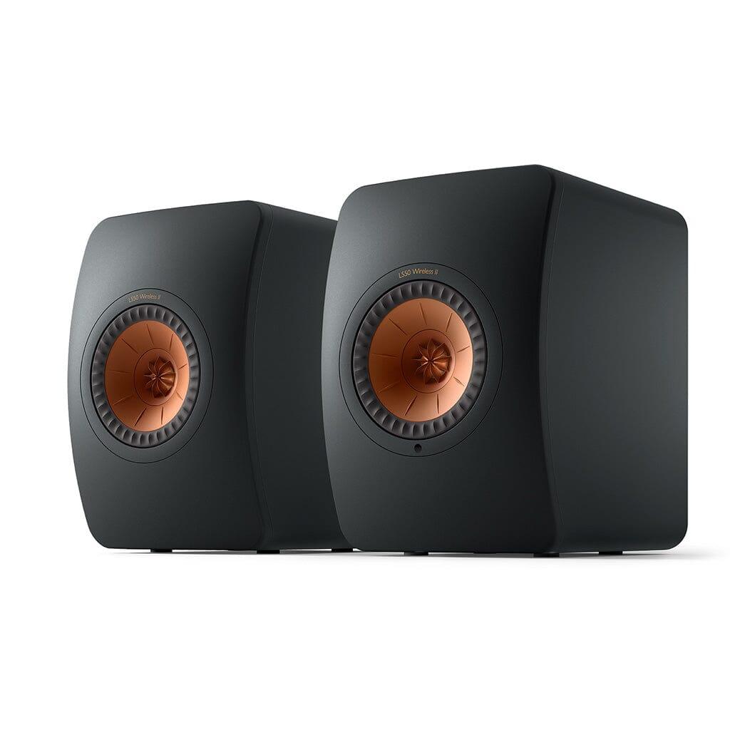 KEF LS50 Wireless II Bookshelf Speakers Bookshelf Speakers KEF Black 