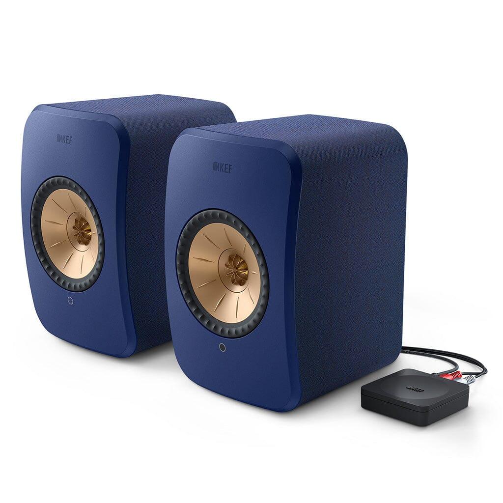 KEF LSX II Wireless Powered Bookshelf Speakers Bookshelf Speakers KEF Blue