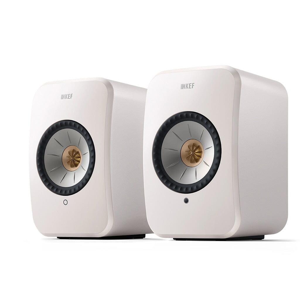 KEF LSX II Wireless Powered Bookshelf Speakers Bookshelf Speakers KEF White
