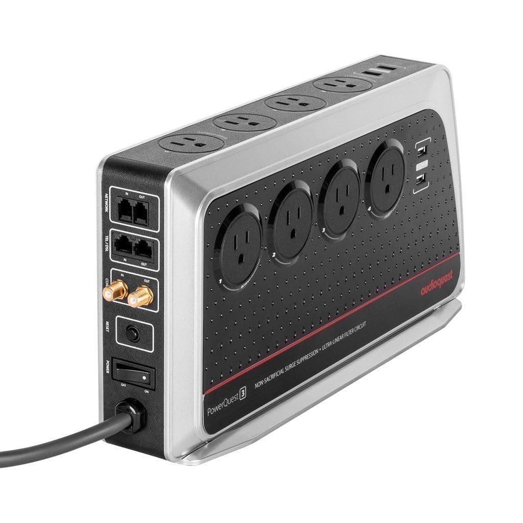 AudioQuest PowerQuest 3 8 Outlet Surge Protector & Power Filter Accessories AudioQuest