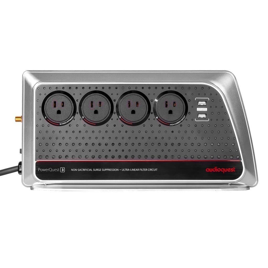 AudioQuest PowerQuest 3 8 Outlet Surge Protector & Power Filter Accessories AudioQuest