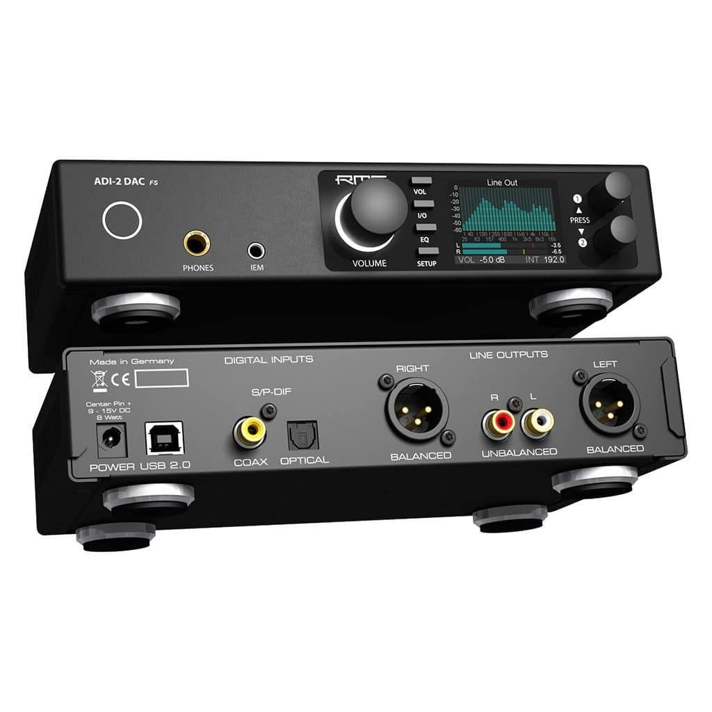 RME ADI-2 DAC FS Desktop Headphone Amplifier and Digital to Analog Convertor | Available for purchase on Headphones.com