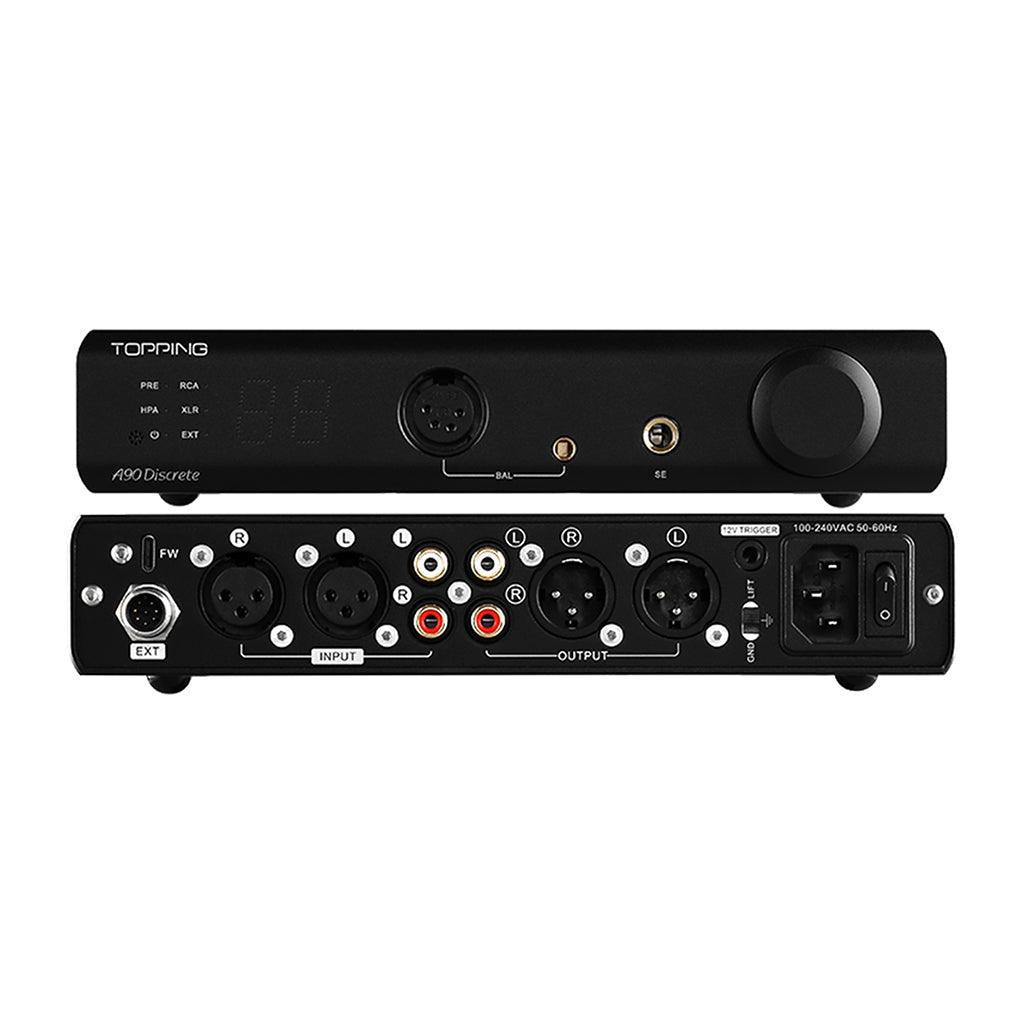 Topping A90 Discrete Balanced Headphone Amplifier & Pre-Amplifier Headphone Amplifiers Topping