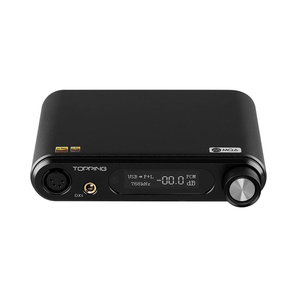 Topping DX5 Desktop DAC & Headphone Amplifier Headphone Amplifiers Topping Black