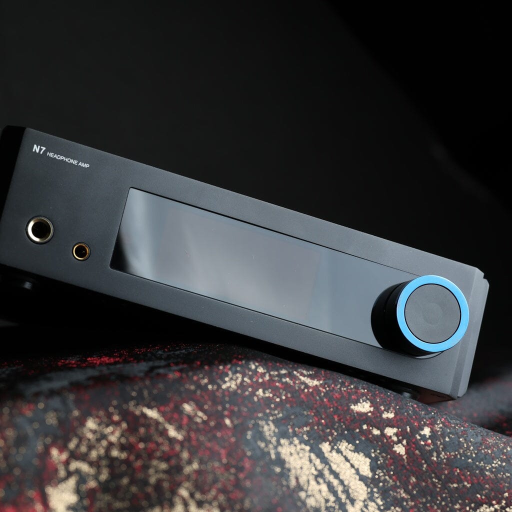 Aune Audio N7 Headphone Amplifier - side view