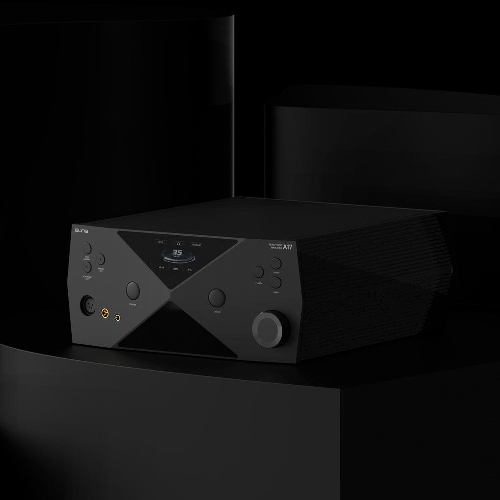 Aune Audio A17 Headphone Amplifier - side view