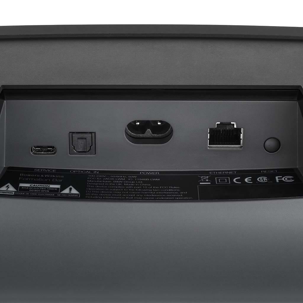 bowers & wilkins formation bar inputs