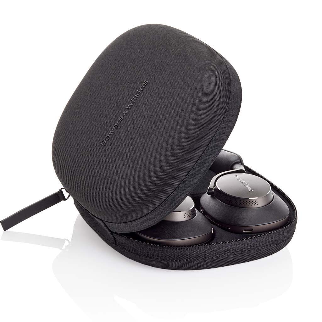 bowers&wilkins px8 wireless headphones with anc - black carrying case