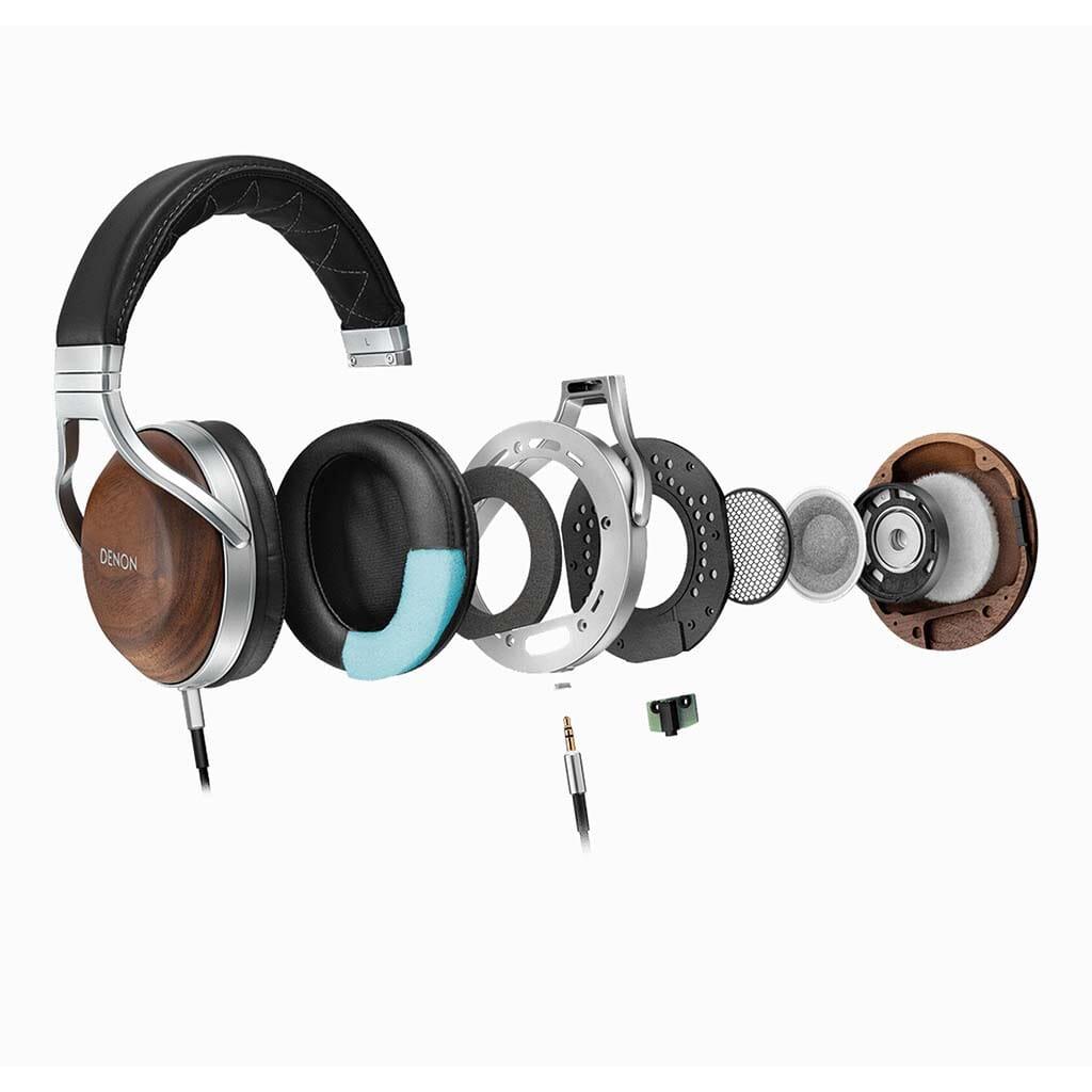 Denon AH-D7200 High Resolution Closed-Back Over-Ear Headphones