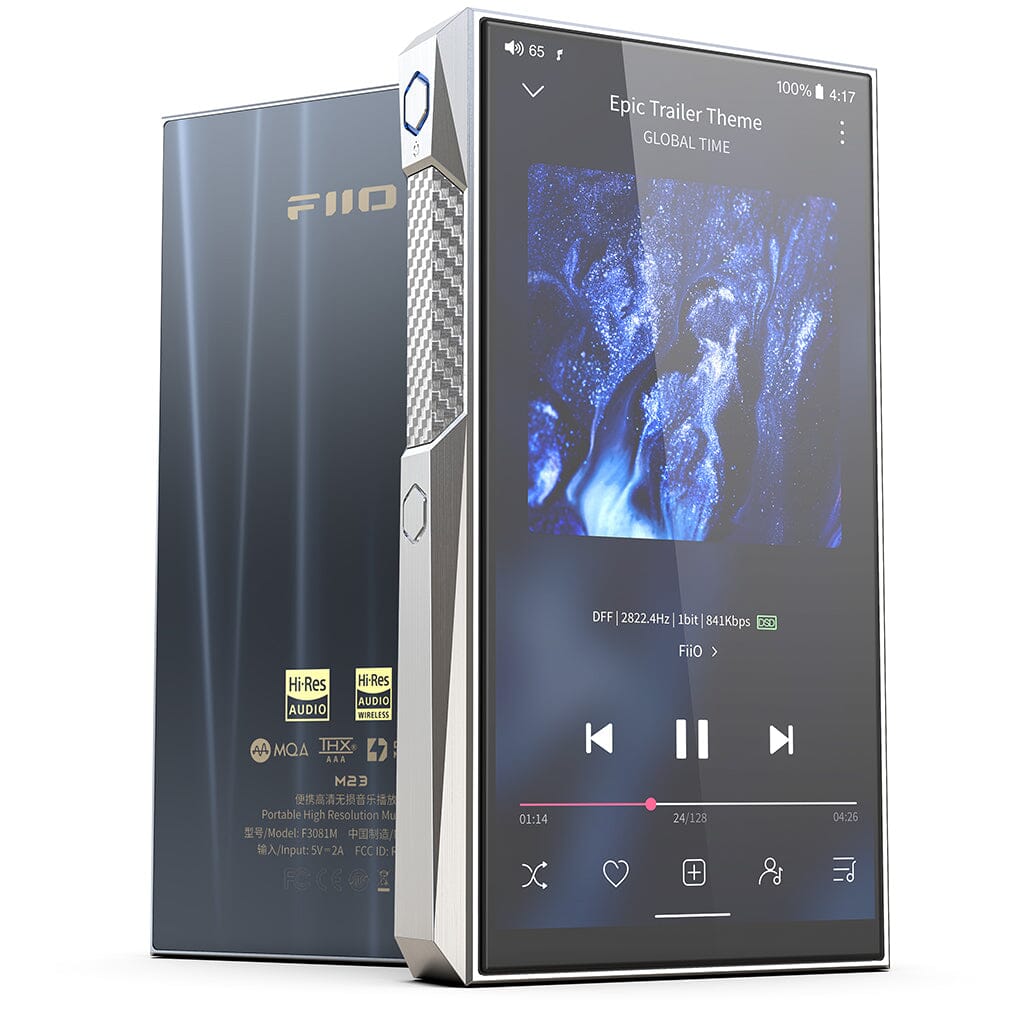 FiiO M23 Portable Music Player Portable Music Players FiiO Stainless Steel 