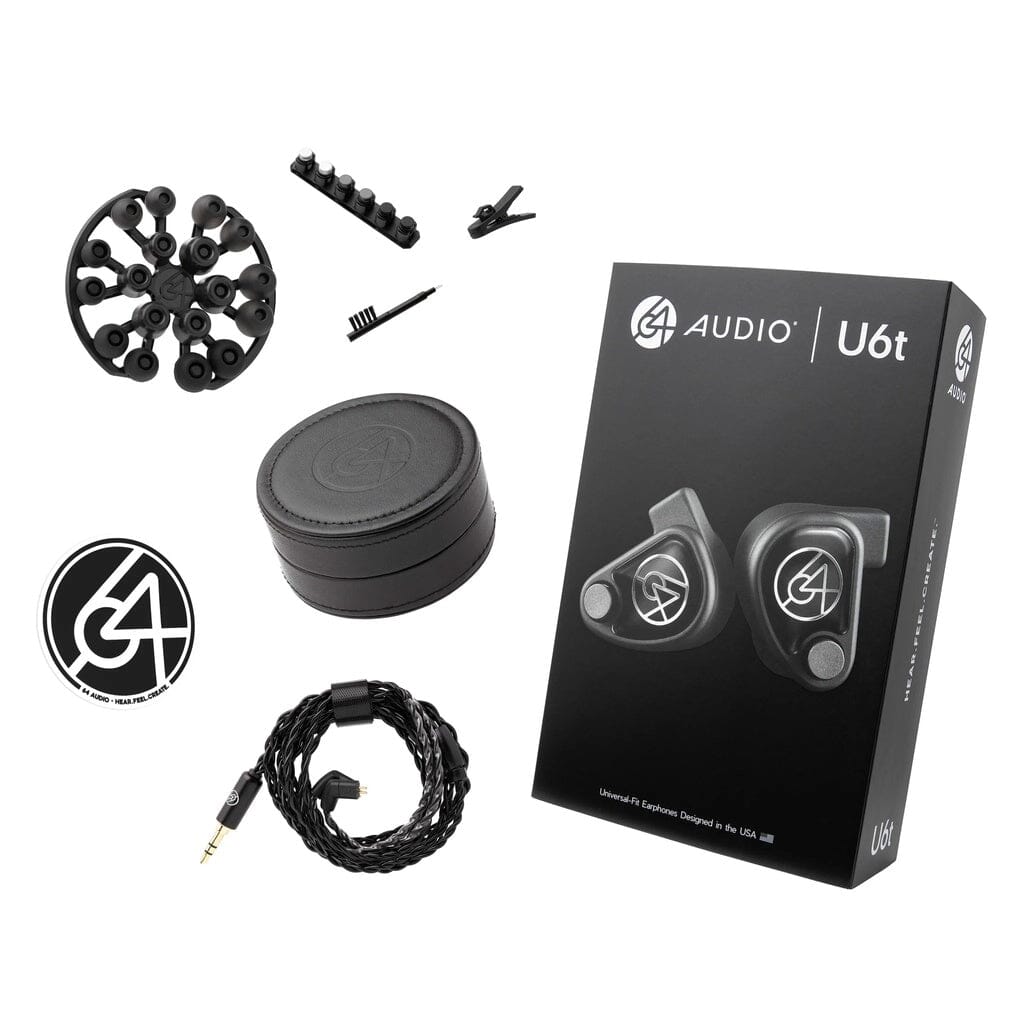 64 Audio U6t In-Ear Monitor Headphones 6-driver universal iems