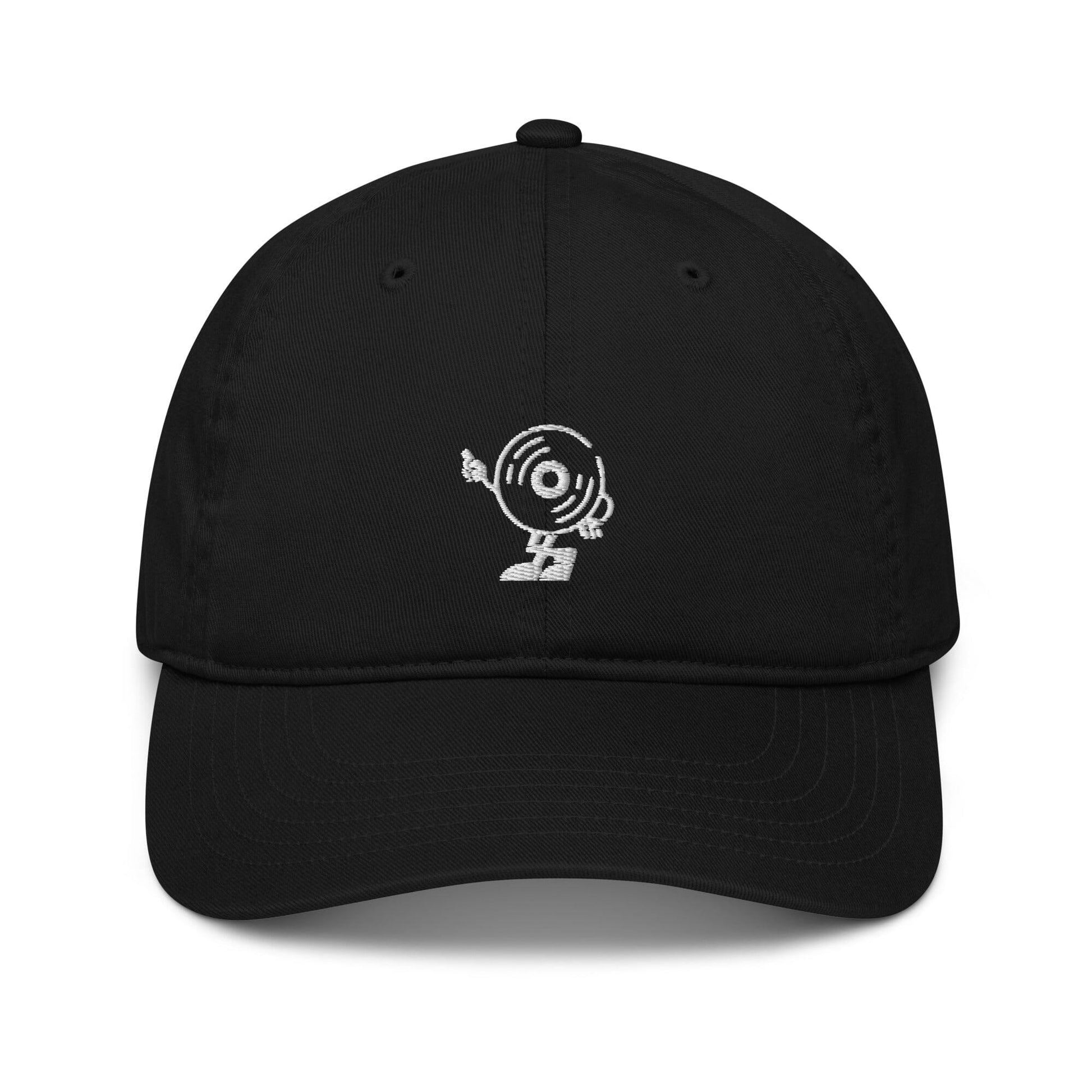 Vinyl Fever Organic Baseball Hat Hats Headphones.com Black 