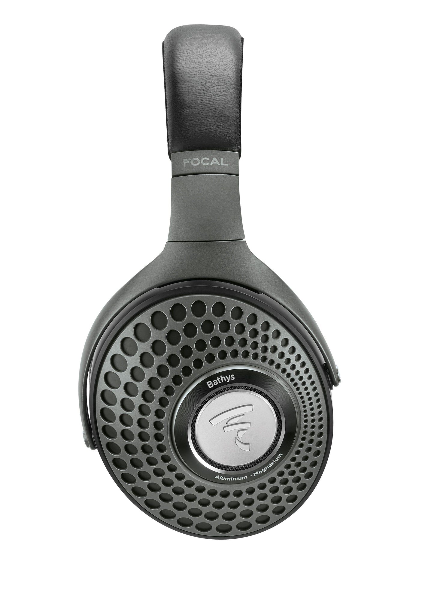Right-side view of Focal Bathys wireless noise-cancelling bluetooth hifi headphones