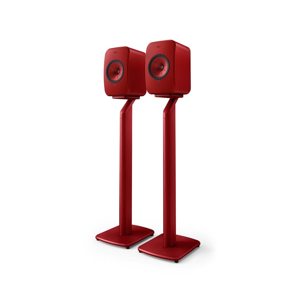 KEF S1 Floor Stand Speaker Stands KEF Red 