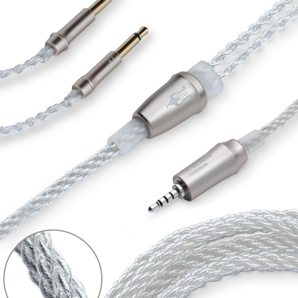 Meze Audio 99 Series Silver Replacement cable (2.5mm, 3.5mm or 4.4mm)