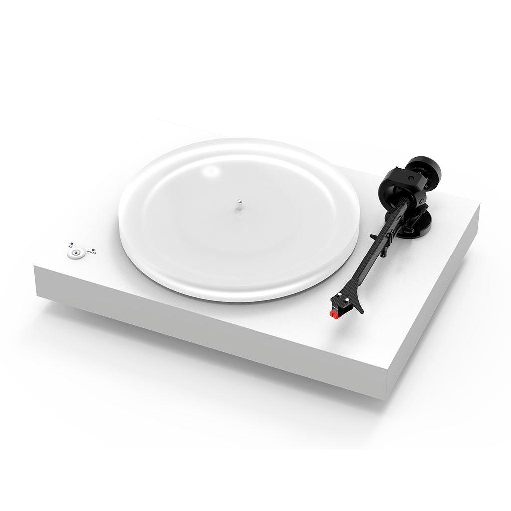 pro-ject audio x2 hi-fi turntable with sumiko moonstone phono cartridge - satin white