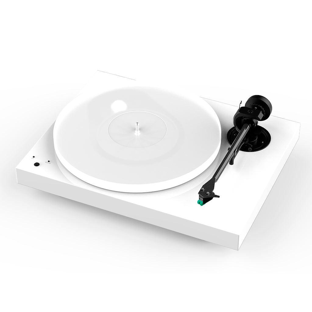 Pro-Ject Audio X1 with Moving Magnet Sumiko Olympia Phono Cartridge Turntables Pro-Ject Audio Systems High Gloss White 