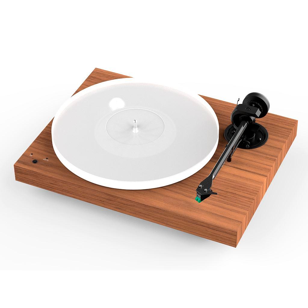Pro-Ject Audio X1 with Moving Magnet Sumiko Olympia Phono Cartridge Turntables Pro-Ject Audio Systems Satin Walnut 