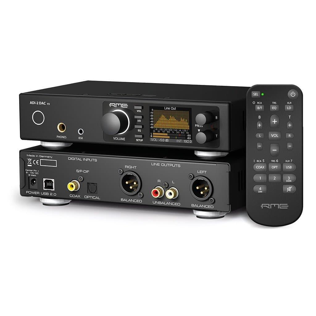 RME ADI-2 DAC FS Desktop Headphone Amplifier and Digital to Analog Convertor | Available for purchase on Headphones.com