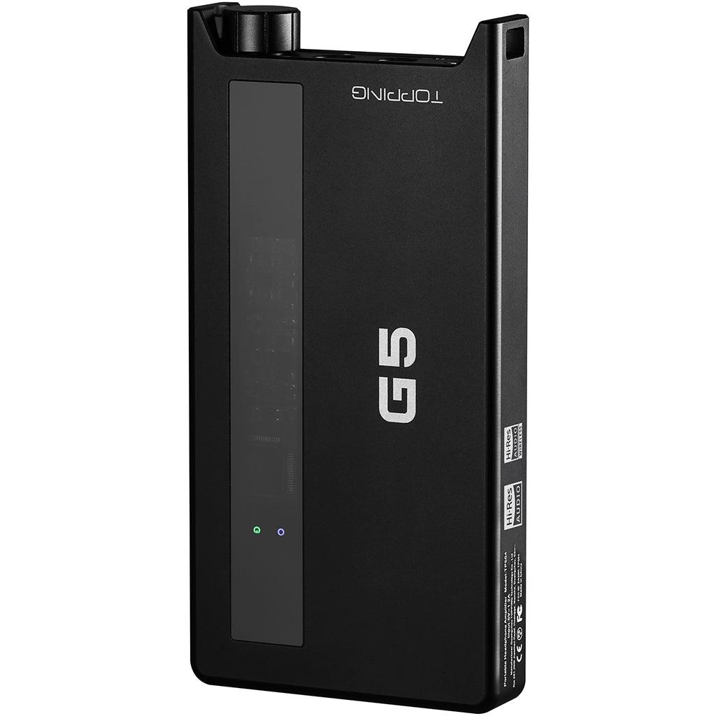 Topping G5 Portable Bluetooth DAC and Headphone Amplifier in Black