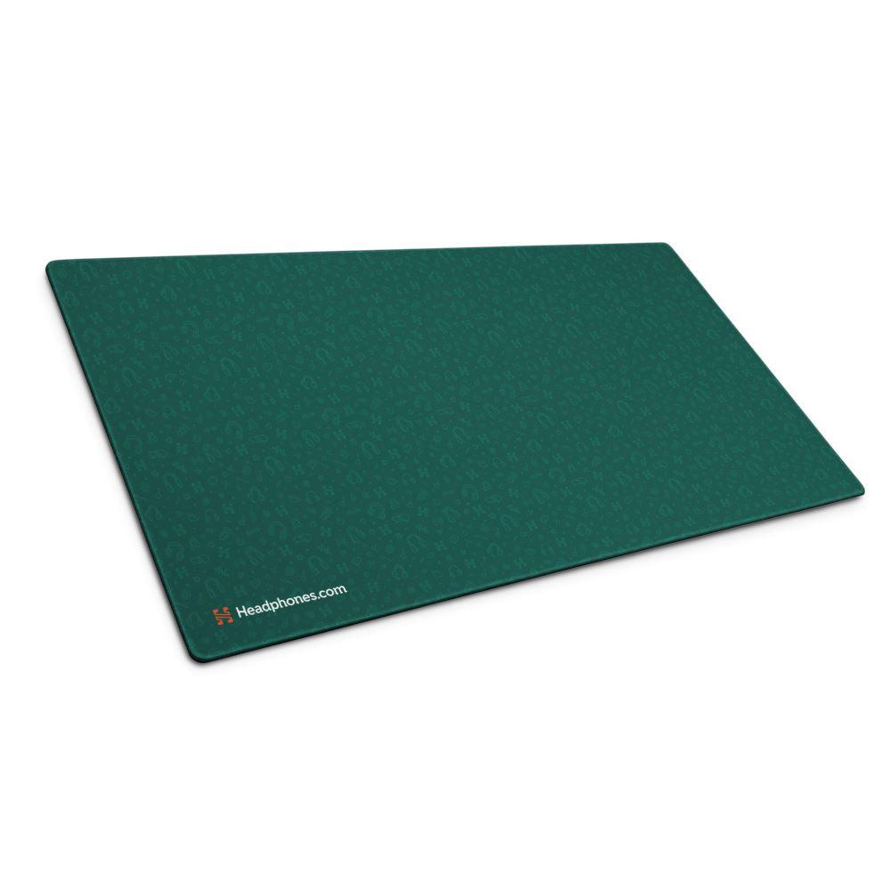 Green desk online mat